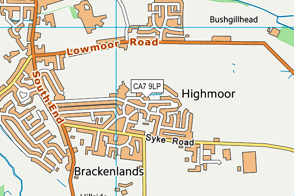 CA7 9LP map - OS VectorMap District (Ordnance Survey)