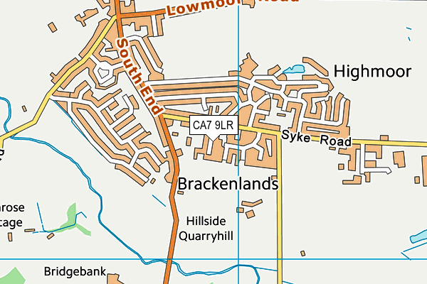 CA7 9LR map - OS VectorMap District (Ordnance Survey)