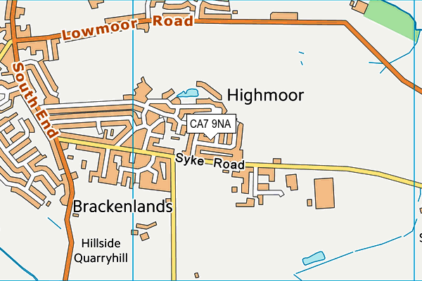 CA7 9NA map - OS VectorMap District (Ordnance Survey)