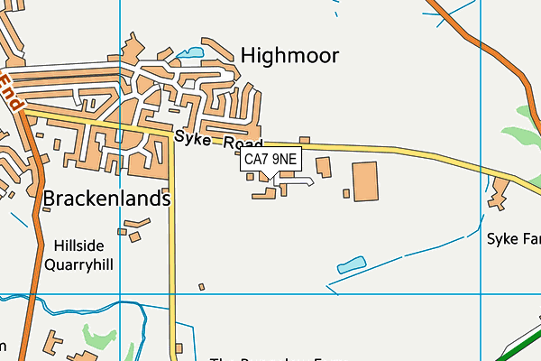 Map of BELLE VUE VETS LIMITED at district scale