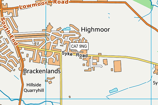 CA7 9NG map - OS VectorMap District (Ordnance Survey)