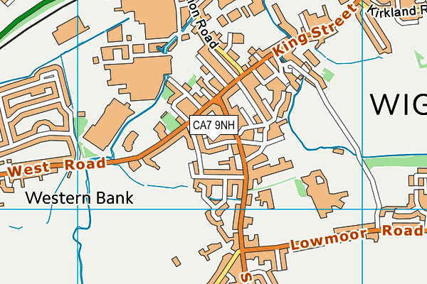 CA7 9NH map - OS VectorMap District (Ordnance Survey)