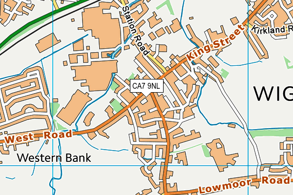 CA7 9NL map - OS VectorMap District (Ordnance Survey)