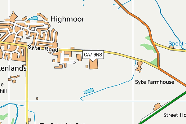 CA7 9NS map - OS VectorMap District (Ordnance Survey)