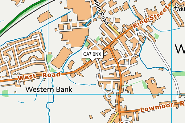 CA7 9NX map - OS VectorMap District (Ordnance Survey)