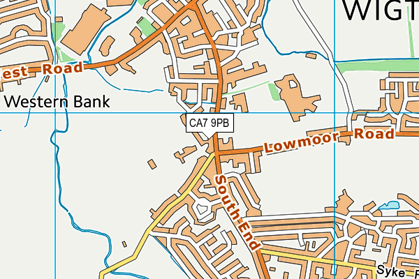 CA7 9PB map - OS VectorMap District (Ordnance Survey)