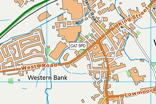 CA7 9PD map - OS VectorMap District (Ordnance Survey)
