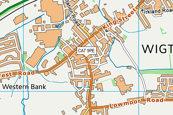 CA7 9PE map - OS VectorMap District (Ordnance Survey)