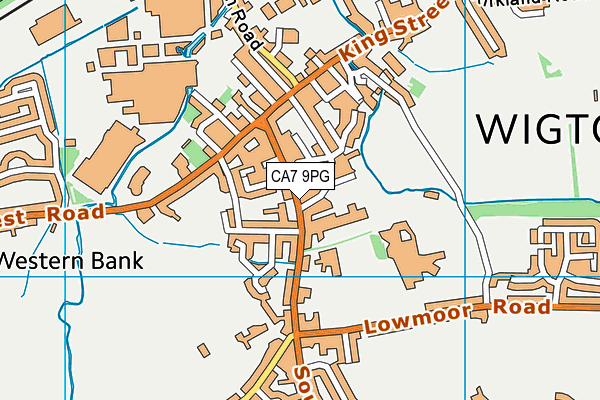 Thomlinson Junior School map (CA7 9PG) - OS VectorMap District (Ordnance Survey)