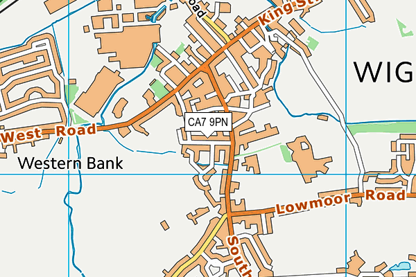 CA7 9PN map - OS VectorMap District (Ordnance Survey)