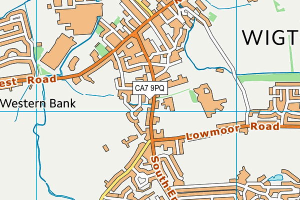 CA7 9PQ map - OS VectorMap District (Ordnance Survey)