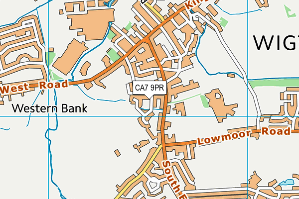 CA7 9PR map - OS VectorMap District (Ordnance Survey)