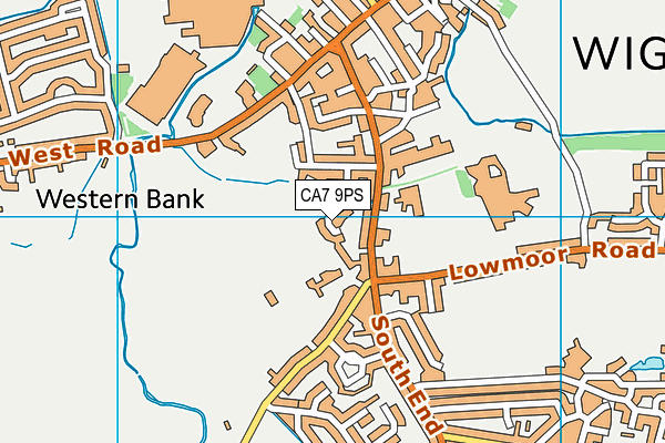 CA7 9PS map - OS VectorMap District (Ordnance Survey)