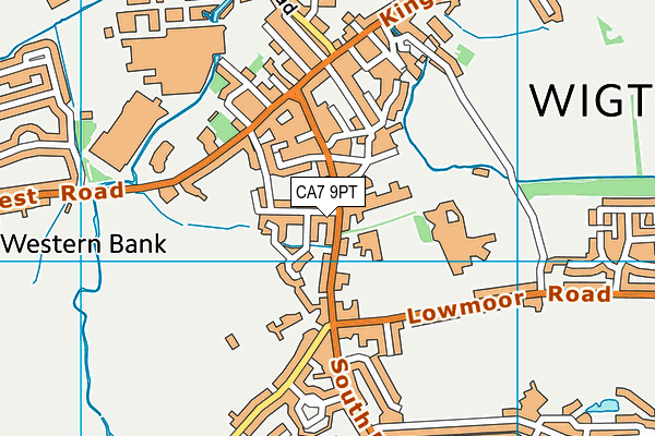 CA7 9PT map - OS VectorMap District (Ordnance Survey)