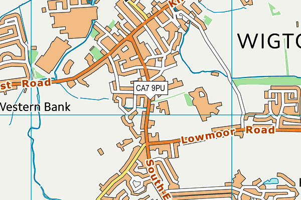 CA7 9PU map - OS VectorMap District (Ordnance Survey)