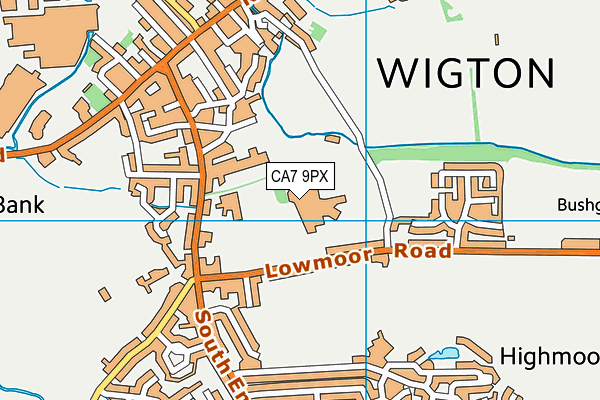 Nelson Tomlinson School map (CA7 9PX) - OS VectorMap District (Ordnance Survey)