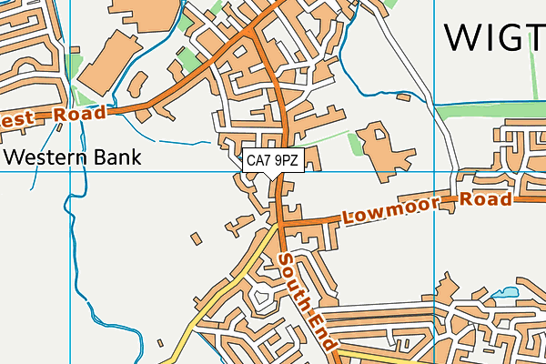 CA7 9PZ map - OS VectorMap District (Ordnance Survey)