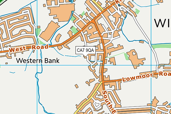 CA7 9QA map - OS VectorMap District (Ordnance Survey)