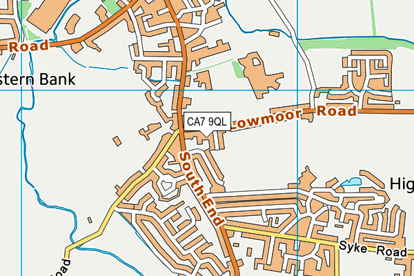 CA7 9QL map - OS VectorMap District (Ordnance Survey)