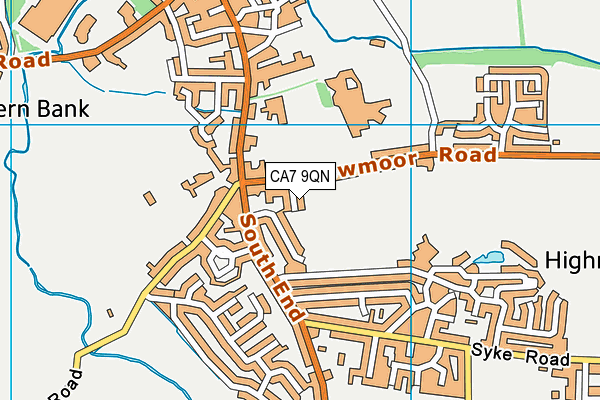 CA7 9QN map - OS VectorMap District (Ordnance Survey)