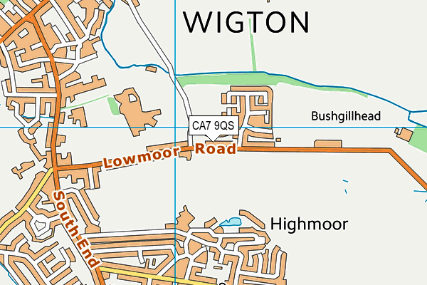 CA7 9QS map - OS VectorMap District (Ordnance Survey)