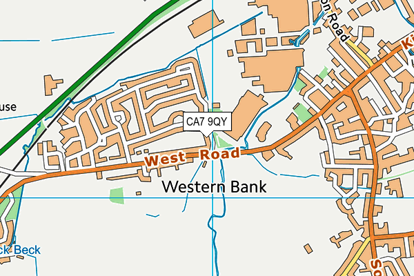 CA7 9QY map - OS VectorMap District (Ordnance Survey)