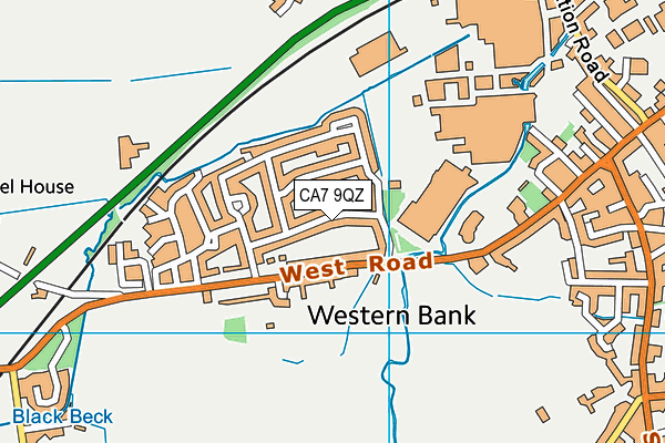 CA7 9QZ map - OS VectorMap District (Ordnance Survey)