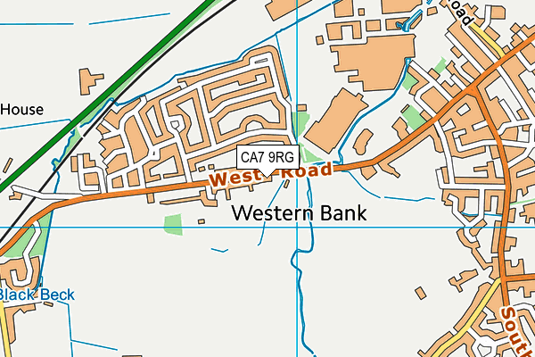 CA7 9RG map - OS VectorMap District (Ordnance Survey)