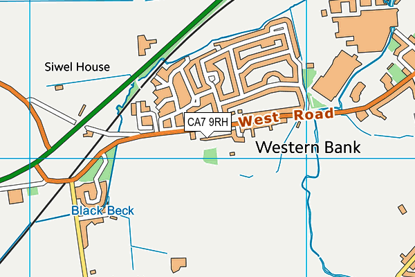 CA7 9RH map - OS VectorMap District (Ordnance Survey)