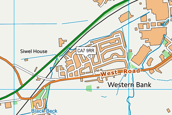 CA7 9RR map - OS VectorMap District (Ordnance Survey)