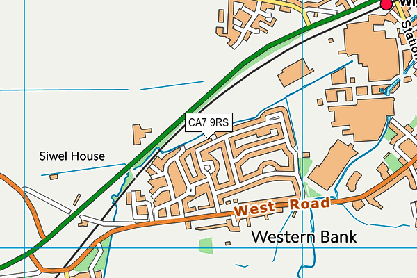 CA7 9RS map - OS VectorMap District (Ordnance Survey)