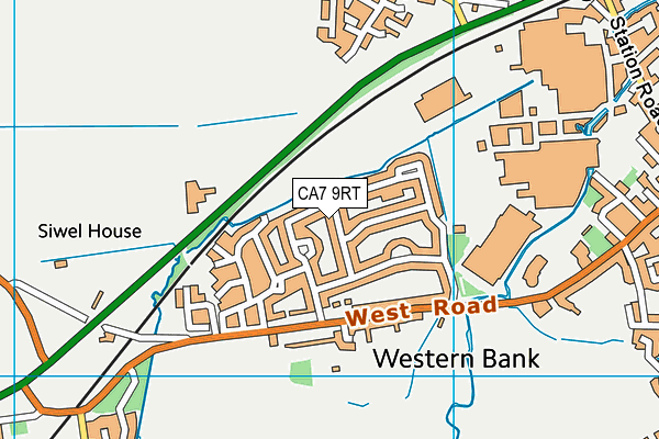 CA7 9RT map - OS VectorMap District (Ordnance Survey)