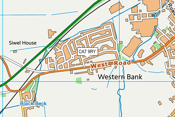 CA7 9RY map - OS VectorMap District (Ordnance Survey)