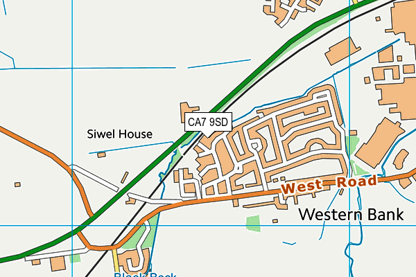 CA7 9SD map - OS VectorMap District (Ordnance Survey)