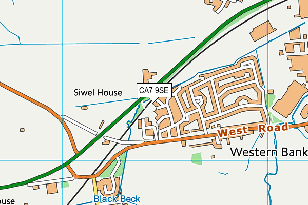 CA7 9SE map - OS VectorMap District (Ordnance Survey)