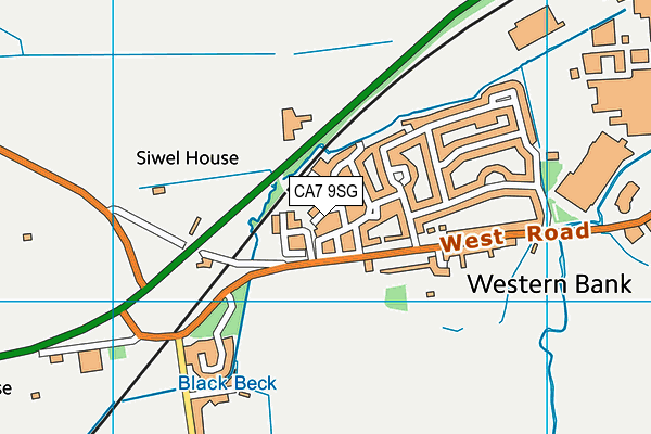 CA7 9SG map - OS VectorMap District (Ordnance Survey)