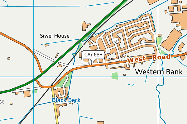 CA7 9SH map - OS VectorMap District (Ordnance Survey)