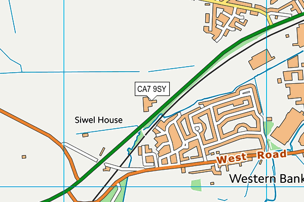 CA7 9SY map - OS VectorMap District (Ordnance Survey)