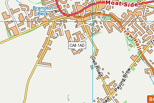 CA8 1AD map - OS VectorMap District (Ordnance Survey)