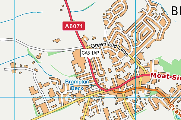 CA8 1AP map - OS VectorMap District (Ordnance Survey)