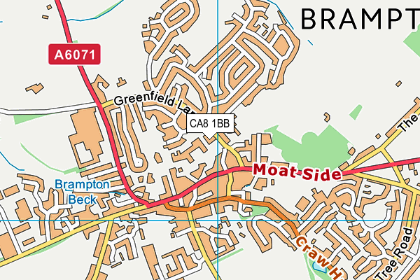 CA8 1BB map - OS VectorMap District (Ordnance Survey)