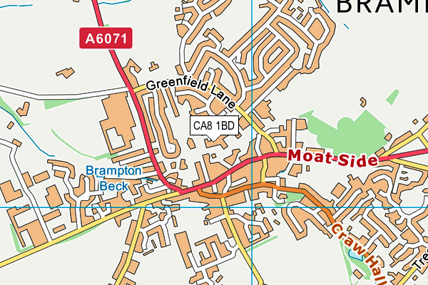 CA8 1BD map - OS VectorMap District (Ordnance Survey)