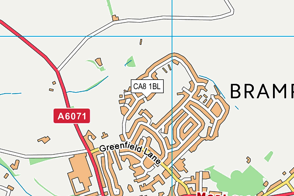 CA8 1BL map - OS VectorMap District (Ordnance Survey)