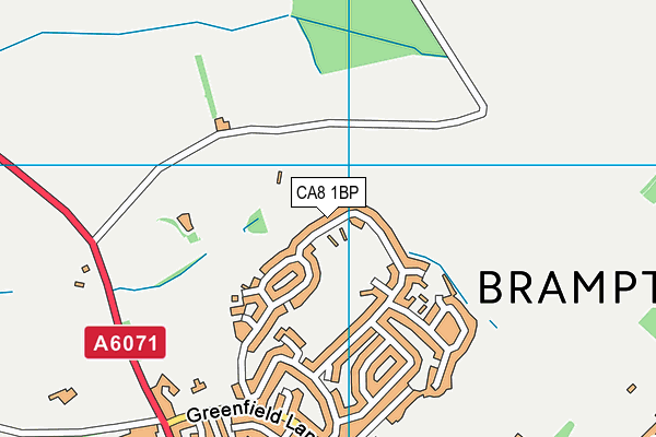 CA8 1BP map - OS VectorMap District (Ordnance Survey)