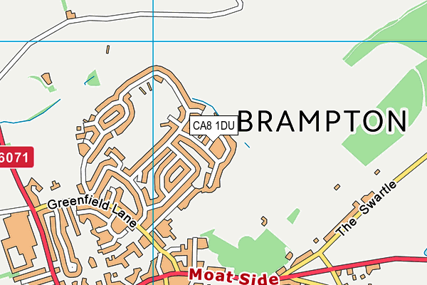 CA8 1DU map - OS VectorMap District (Ordnance Survey)