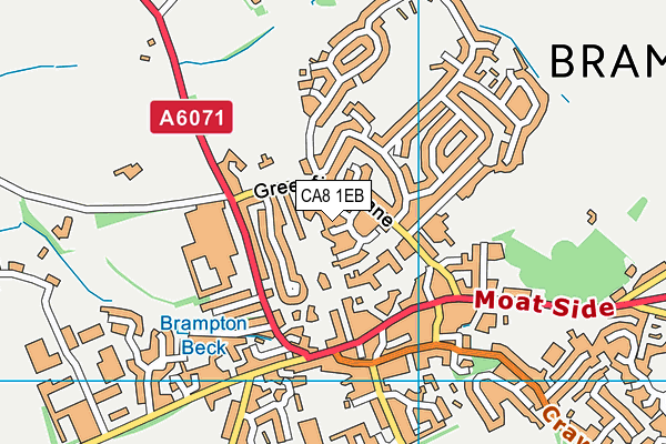 CA8 1EB map - OS VectorMap District (Ordnance Survey)