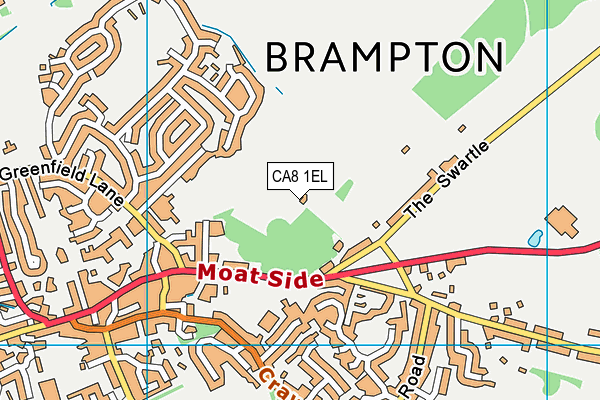 CA8 1EL map - OS VectorMap District (Ordnance Survey)