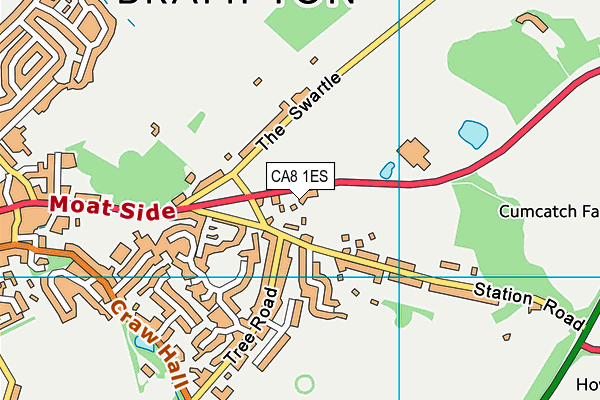 CA8 1ES map - OS VectorMap District (Ordnance Survey)