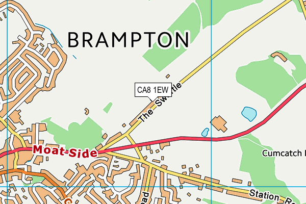 CA8 1EW map - OS VectorMap District (Ordnance Survey)