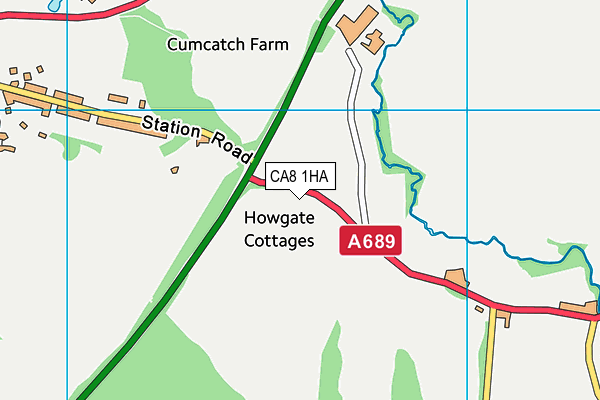 CA8 1HA map - OS VectorMap District (Ordnance Survey)